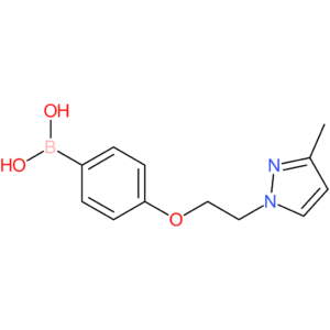 (4-[2-(3-methyl-1h-pyrazol-1-yl)ethoxy]phenyl)boronic acid