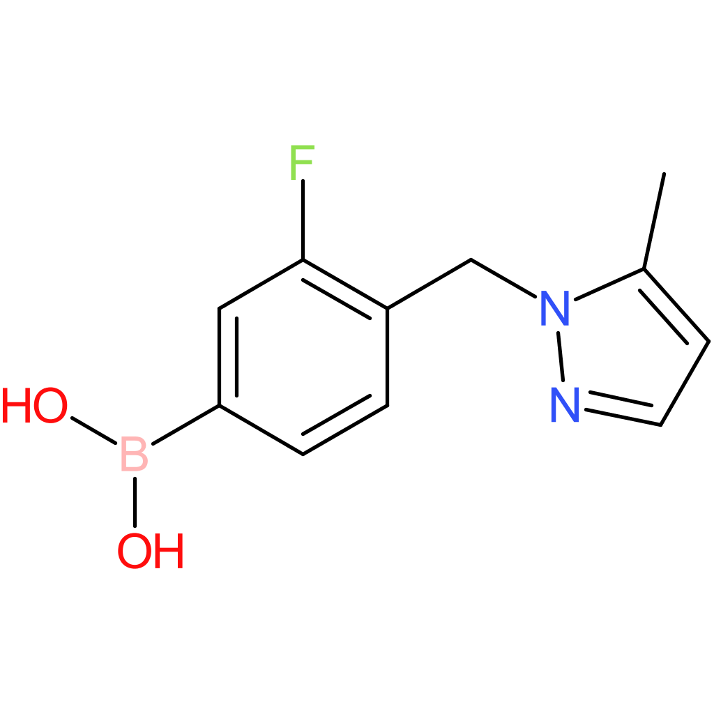 (3-fluoro-4-[(5-methyl-1h-pyrazol-1-yl)methyl]phenyl)boronic acid