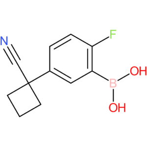 5-(1-cyanocyclobutyl)-2-fluorophenylboronic acid