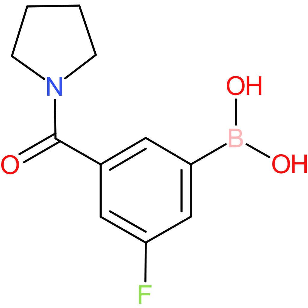 3-fluoro-5-(1-pyrrolidinylcarbonyl)benzeneboronic acid