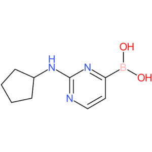 2-(cyclopentylamino)pyrimidin-4-ylboronic acid