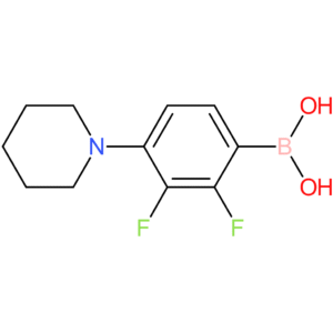 2,3-difluoro-4-piperidinophenylboronic acid