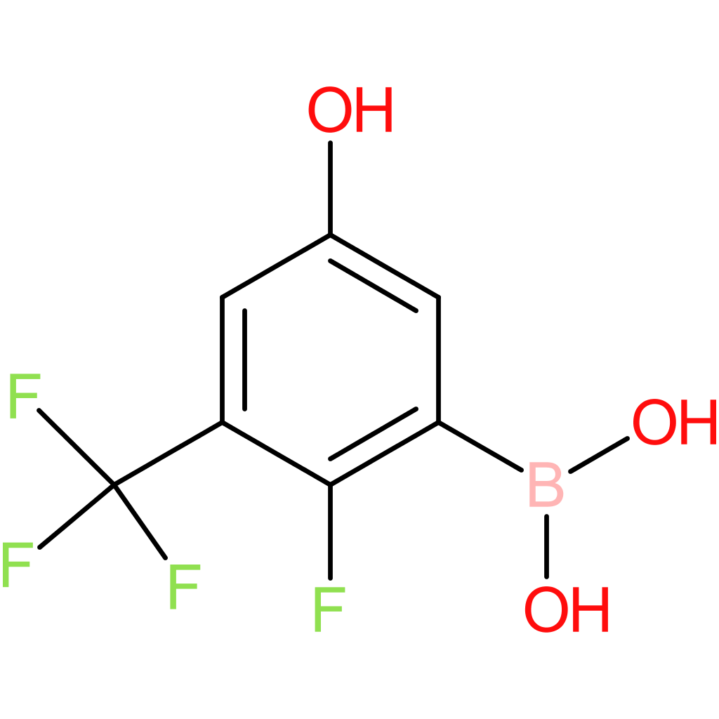 2-fluoro-5-hydroxy-3-(trifluoromethyl)phenylboronic acid