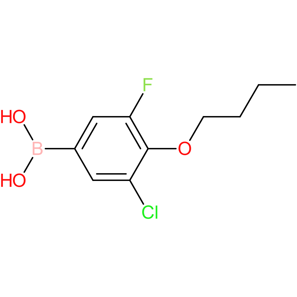 4-butoxy-3-chloro-5-fluorophenylboronic acid