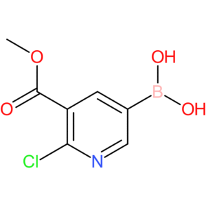 2-chloro-3-(methoxycarbonyl)pyridine-5-boronic acid
