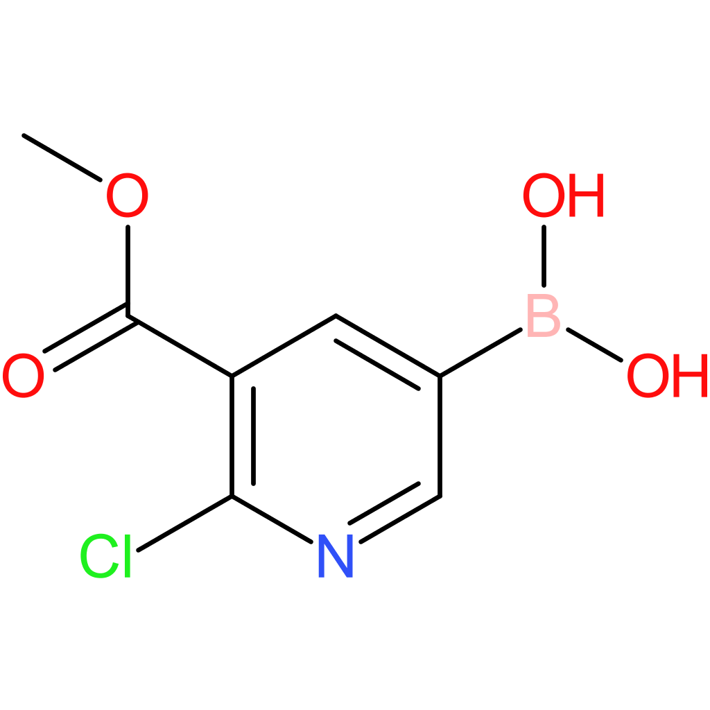 2-chloro-3-(methoxycarbonyl)pyridine-5-boronic acid