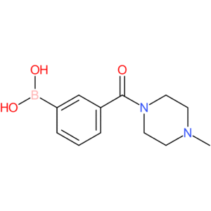 b-[3-[(4-methyl-1-piperazinyl)carbonyl]phenyl]-boronic acid