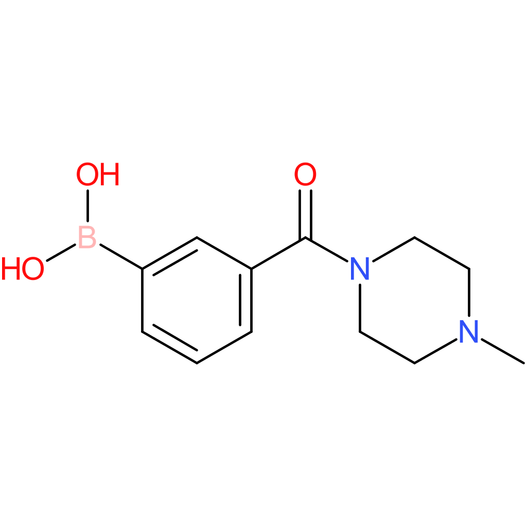 b-[3-[(4-methyl-1-piperazinyl)carbonyl]phenyl]-boronic acid