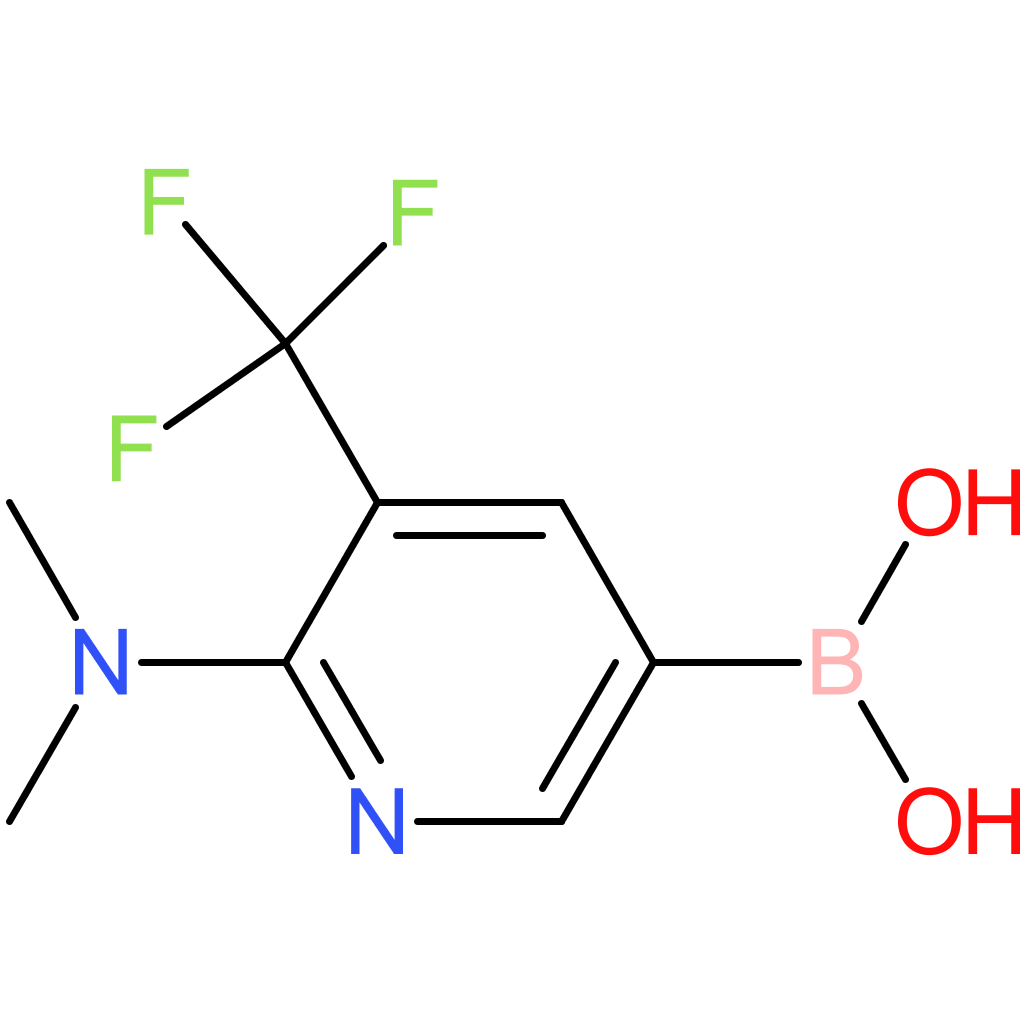 2-(dimethylamino)-3-(trifluoromethyl)pyridine-5-boronic acid
