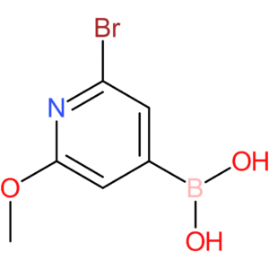 (2-bromo-6-methoxypyridin-4-yl)boronic acid