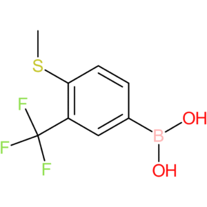 4-methylthio-3-(trifluoromethyl)phenylboronic acid