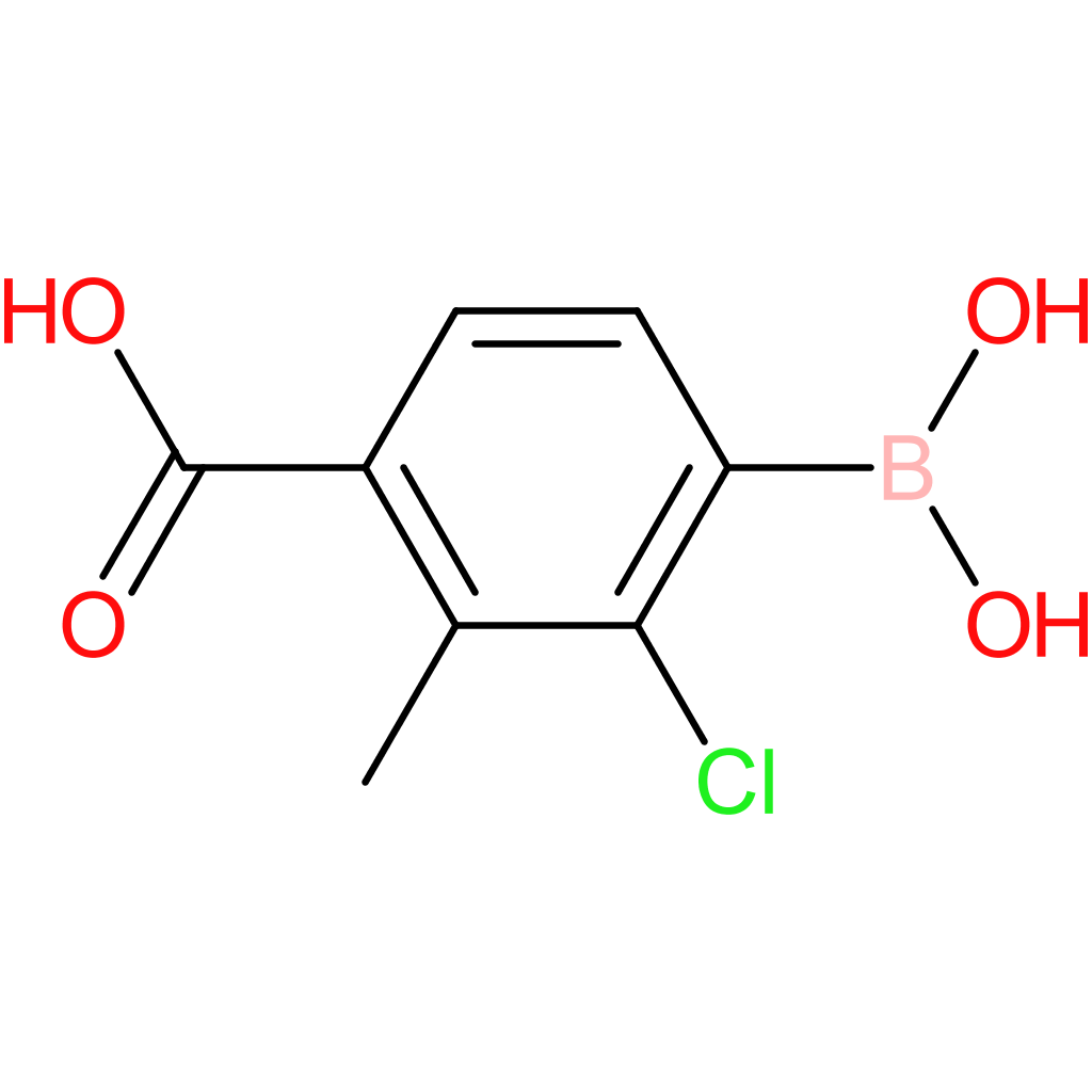 4-carboxy-2-chloro-3-methylphenylboronic acid