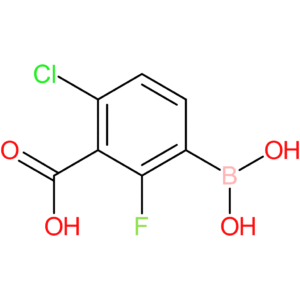 3-carboxy-4-chloro-2-fluorophenylboronic acid