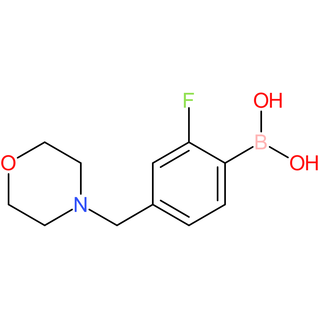 (2-fluoro-4-(morpholinomethyl)phenyl)boronic acid