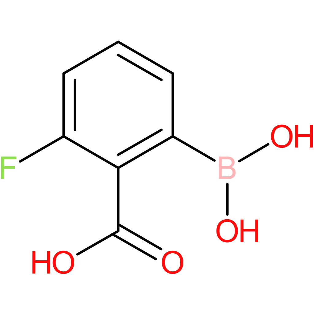 2-carboxy-3-fluorophenylboronic acid