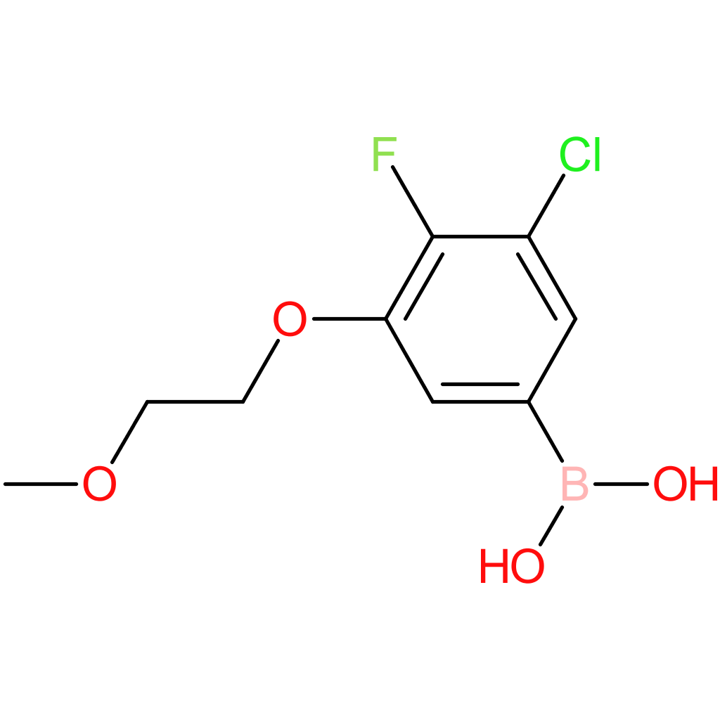 3-chloro-4-fluoro-5-(2-methoxyethoxy)phenylboronic acid