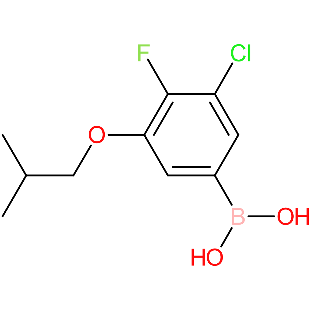 3-chloro-4-fluoro-5-(2-methylpropoxy)phenylboronic acid