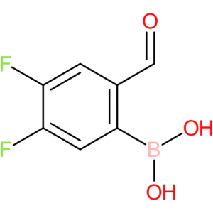 4,5-difluoro-2-formylphenylboronic acid