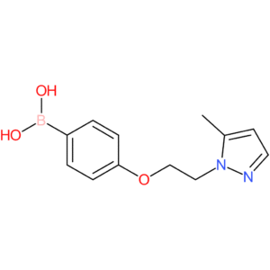 (4-[2-(5-methyl-1h-pyrazol-1-yl)ethoxy]phenyl)boronic acid