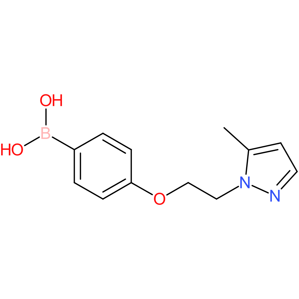 (4-[2-(5-methyl-1h-pyrazol-1-yl)ethoxy]phenyl)boronic acid