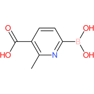 6-(dihydroxyboranyl)-2-methylpyridine-3-carboxylic acid