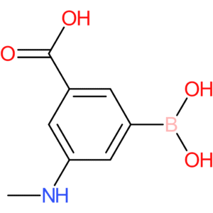 3-borono-5-(methylamino)benzoic acid