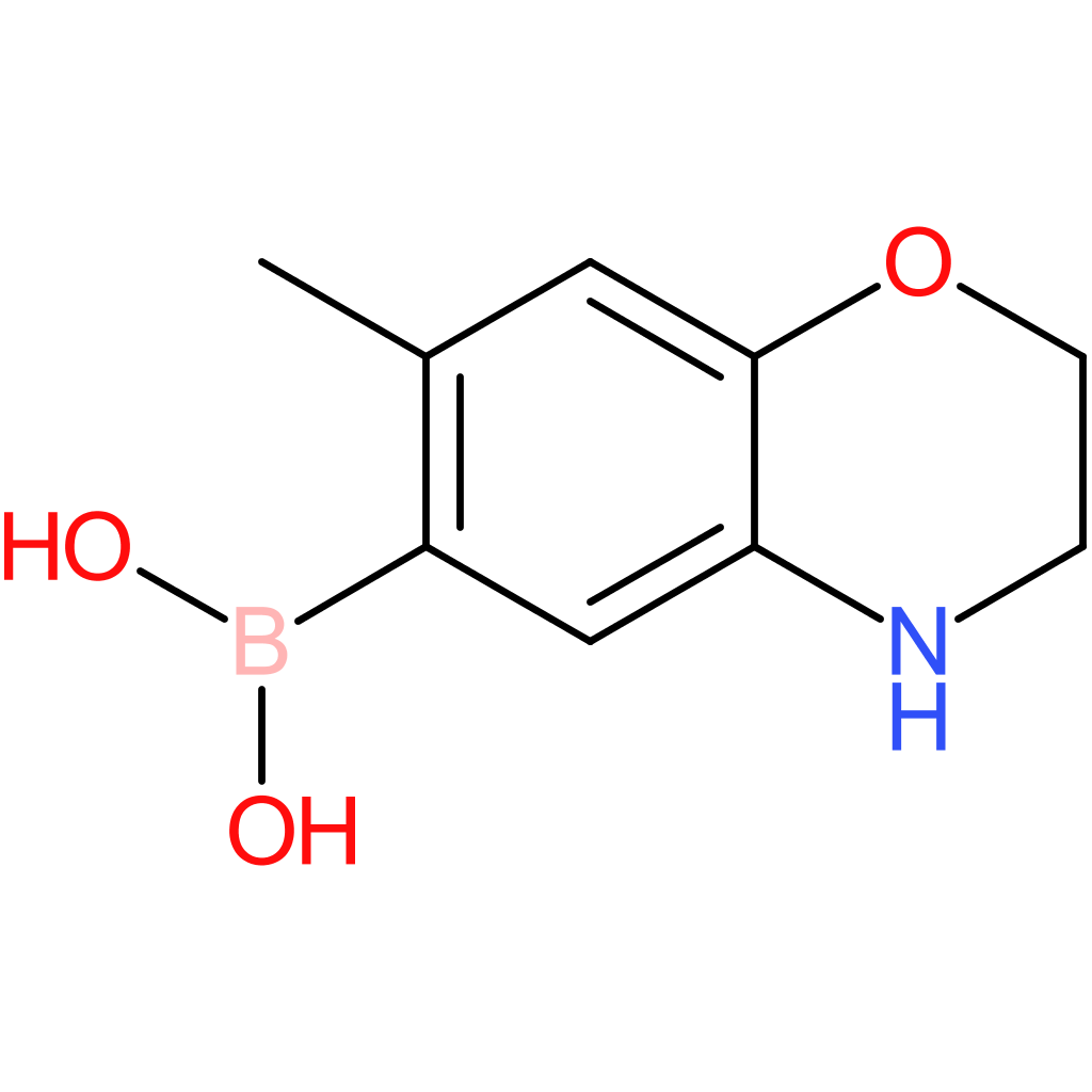 (7-methyl-3,4-dihydro-2h-1,4-benzoxazin-6-yl)boronic acid