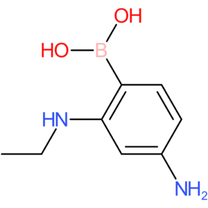 [4-amino-2-(ethylamino)phenyl]boronic acid