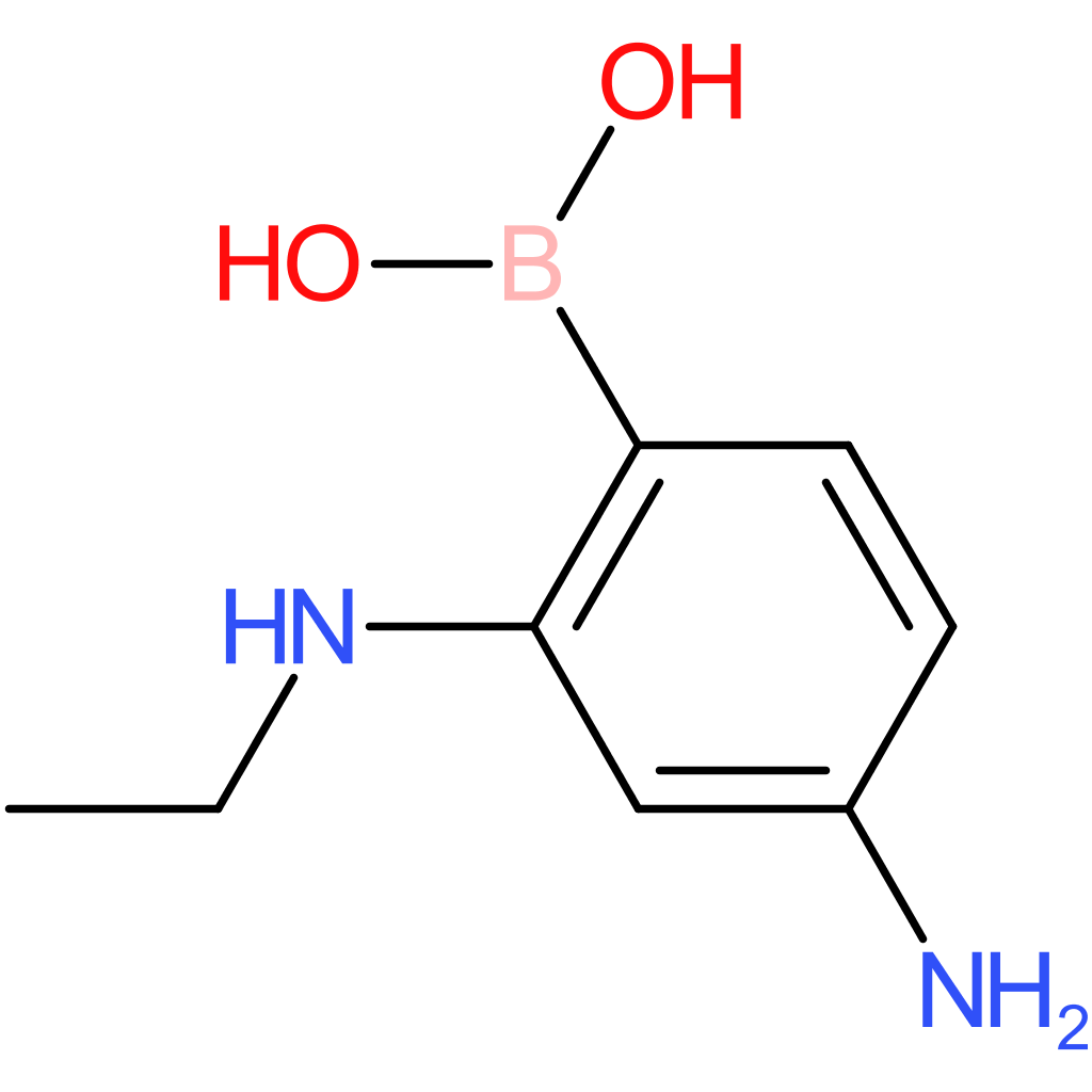 [4-amino-2-(ethylamino)phenyl]boronic acid