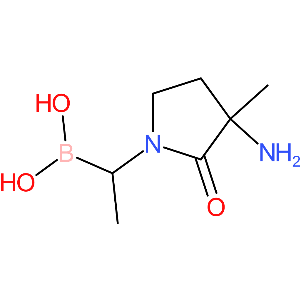 [1-(3-amino-3-methyl-2-oxopyrrolidin-1-yl)ethyl]boronic acid