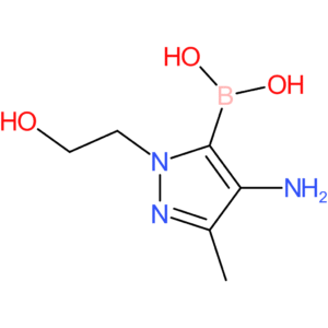 [4-amino-1-(2-hydroxyethyl)-3-methyl-1h-pyrazol-5-yl]boronic acid