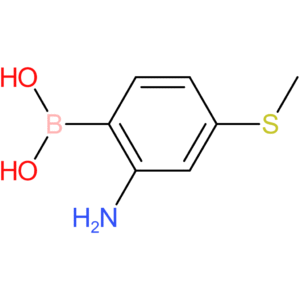 [2-amino-4-(methylsulfanyl)phenyl]boronic acid