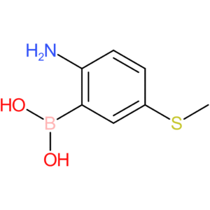 [2-amino-5-(methylsulfanyl)phenyl]boronic acid