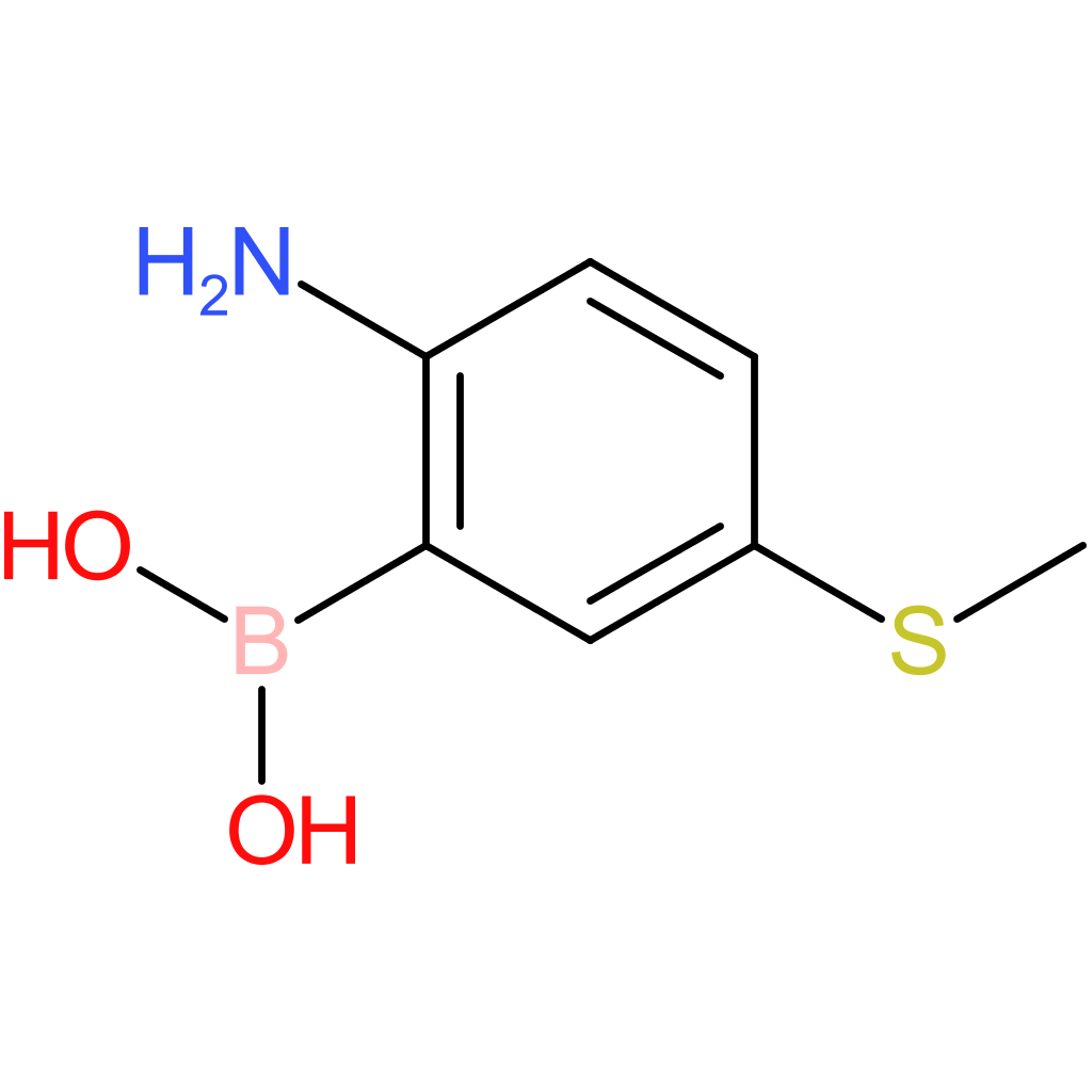 [2-amino-5-(methylsulfanyl)phenyl]boronic acid