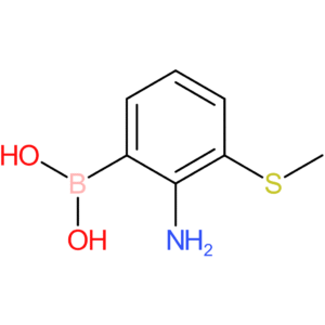 [2-amino-3-(methylsulfanyl)phenyl]boronic acid
