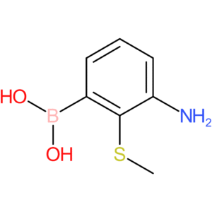 [3-amino-2-(methylsulfanyl)phenyl]boronic acid
