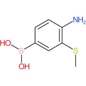 [4-amino-3-(methylsulfanyl)phenyl]boronic acid