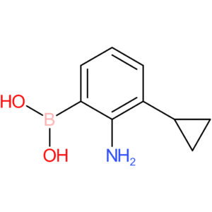(2-amino-3-cyclopropylphenyl)boronic acid