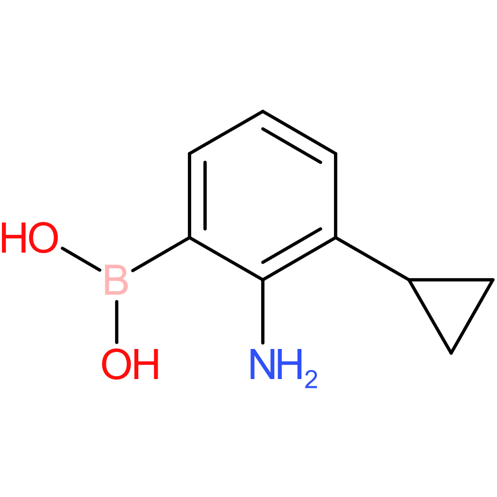 (2-amino-3-cyclopropylphenyl)boronic acid
