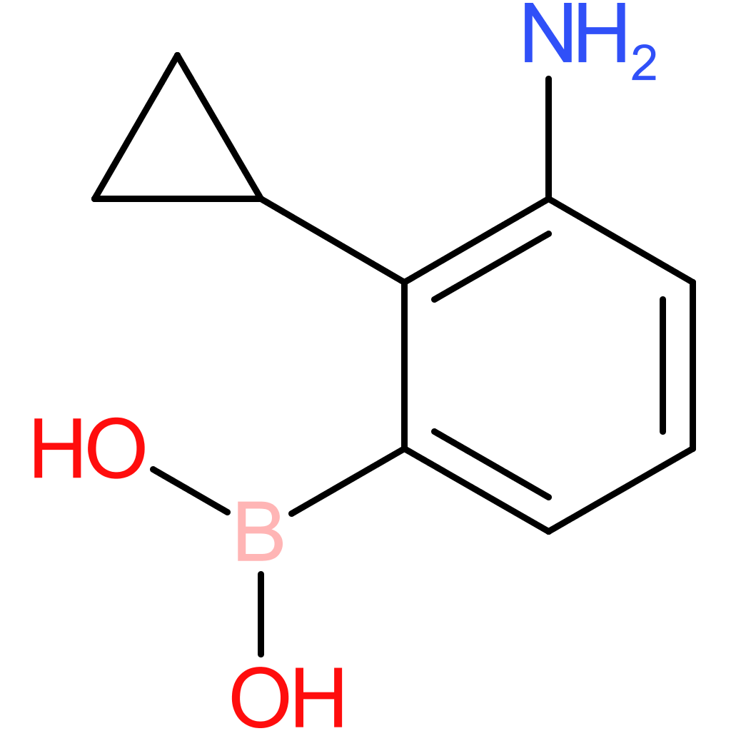 3-amino-2-cyclopropylphenylboronic acid