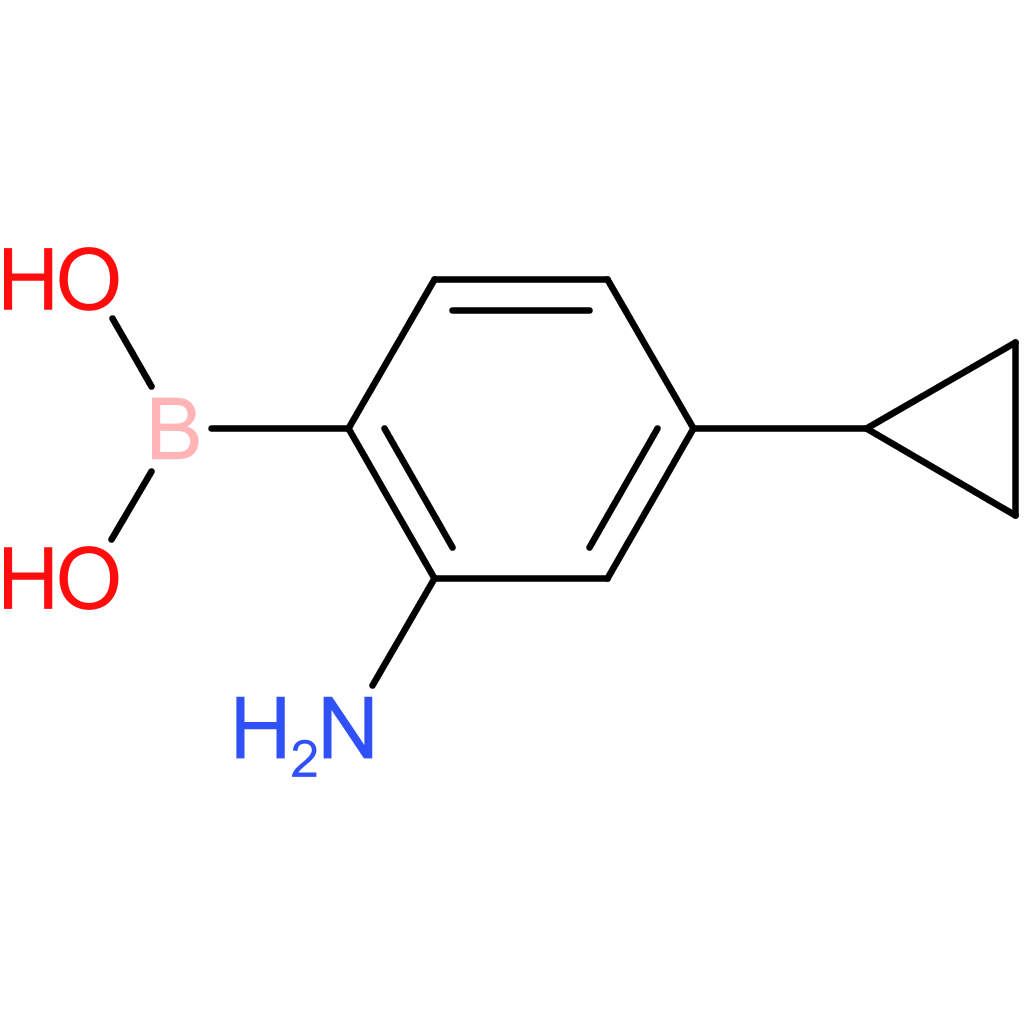 2-amino-4-cyclopropylphenylboronic acid