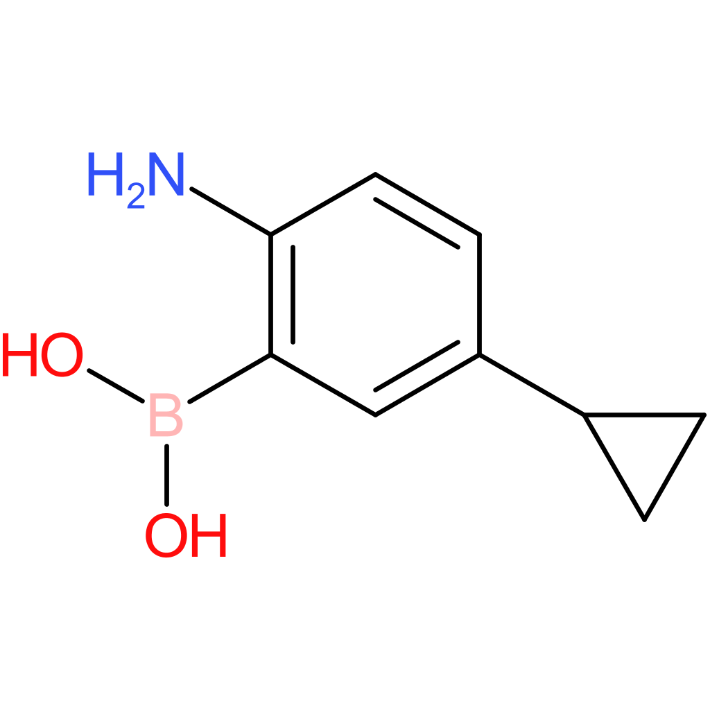 6-amino-3-cyclopropylphenylboronic acid