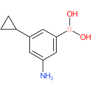 5-amino-3-cyclopropylphenylboronic acid