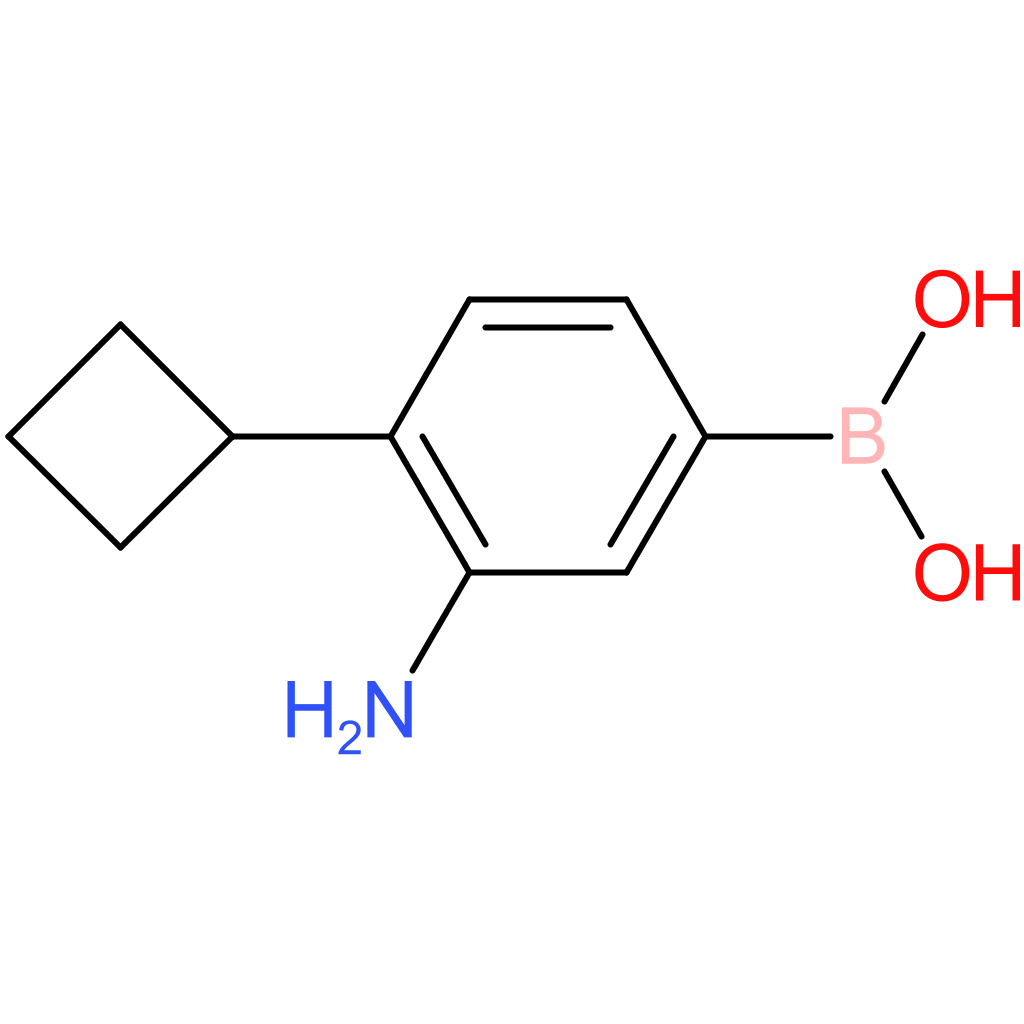 (3-amino-4-cyclobutylphenyl)boronic acid