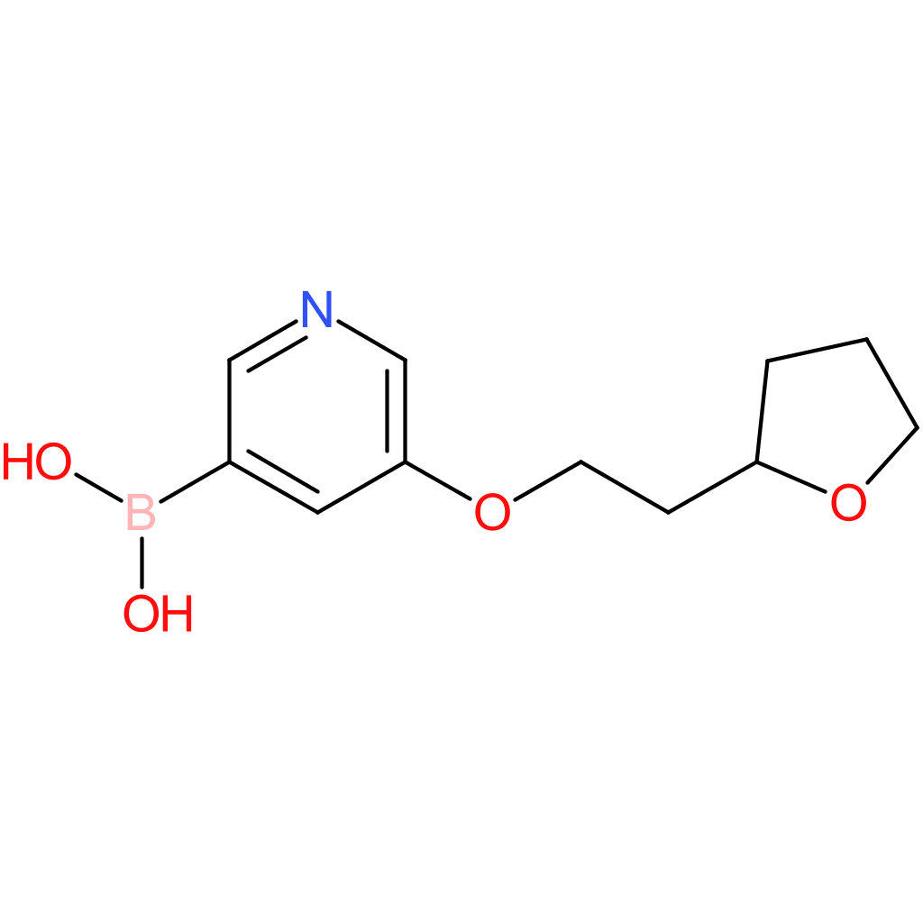 (5-[2-(oxolan-2-yl)ethoxy]pyridin-3-yl)boronic acid
