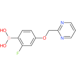 [2-fluoro-4-(pyrimidin-2-ylmethoxy)phenyl]boronic acid