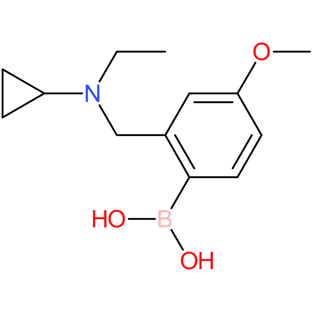 (2-([cyclopropyl(ethyl)amino]methyl)-4-methoxyphenyl)boronic acid