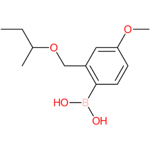 (2-[(butan-2-yloxy)methyl]-4-methoxyphenyl)boronic acid
