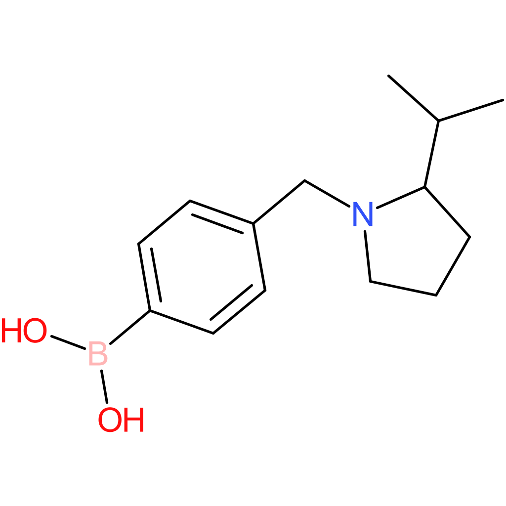 (4-([2-(propan-2-yl)pyrrolidin-1-yl]methyl)phenyl)boronic acid