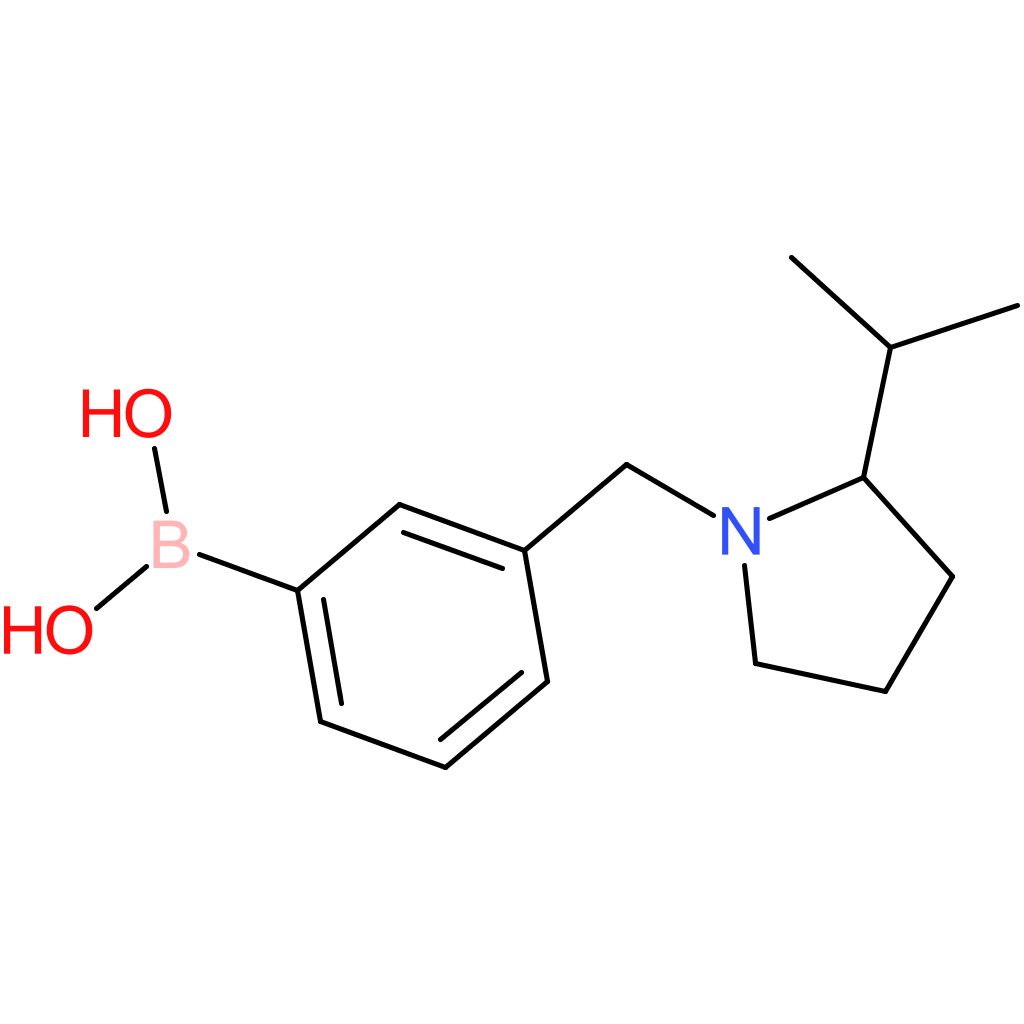 (3-([2-(propan-2-yl)pyrrolidin-1-yl]methyl)phenyl)boronic acid